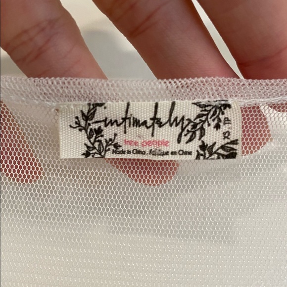 Free People White Mesh Top - Picture 7 of 7